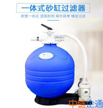 游泳池水净化循环设备一体沙缸过滤器鱼池过滤水处理砂缸