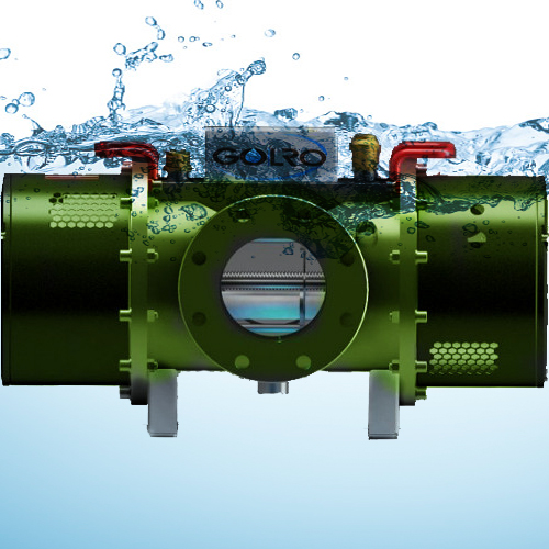 紫外线消毒器管道式过流式中压明渠紫外线杀菌器消毒仪水箱消毒机