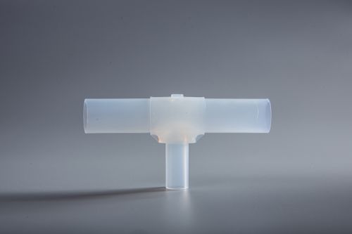 韩国CF进口PFA对焊变径三通3/8*1/4*3/8 WT-0604现货