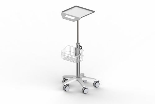 心电图机&amp;投影仪 升降移动推车  监护支架 架子 车子