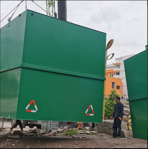 学校生活污水处理设备 120m&sup3;d 水质合格 一备一用 污泥处置系统