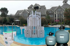 郑州卓越容智科技开发公司景观泳池净化设备水力曝气精滤机-游泳馆循环水设备-游泳池过滤设备