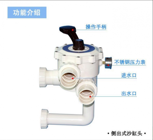 鱼池温泉水疗池循环水处理过滤设备 SCC700侧出式沙缸 泳之泉供应