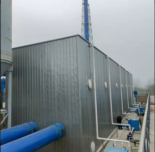 医院污水除臭玻璃钢除臭塔 生物除臭箱规格 光氧除菌箱系统工程--宇强