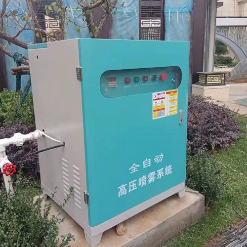 高压喷雾系统 多功能喷雾除尘设备 车间降尘雾化公路护栏宏洲
