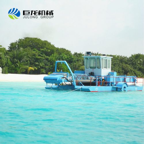全自动省油省电浒苔收集船 水面清洁船 河道疏浚清理 巨龙环保