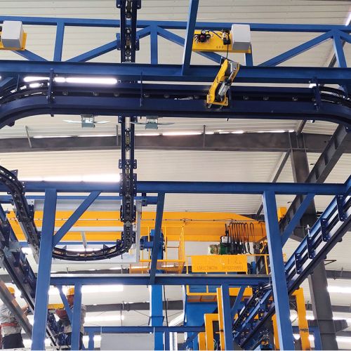 展耀喷涂输送流水线多角度易拆卸