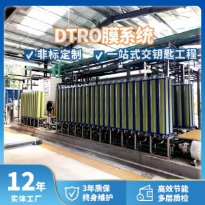 鼎泰软片膜DTRO膜系统处理设备 垃圾渗滤液生活污水治理 高浓度污水处理装置