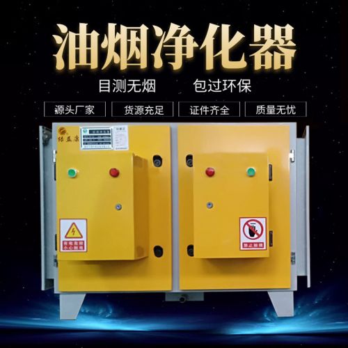 直供高空静电油雾净化器工业油烟净化一体机厨房油烟净化器