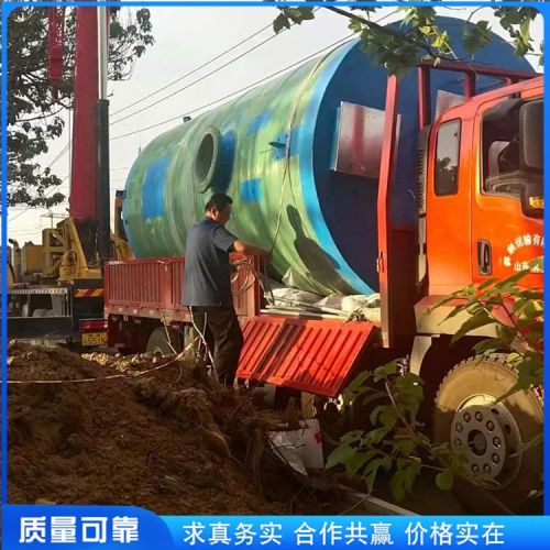 立式污水提升泵站 地埋式一体化泵站 自动化运行