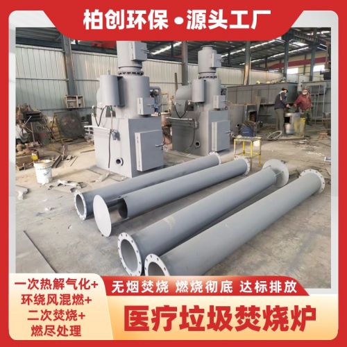 柏创定制医疗垃圾焚烧炉生活垃圾焚烧炉 动物无害化处理设备