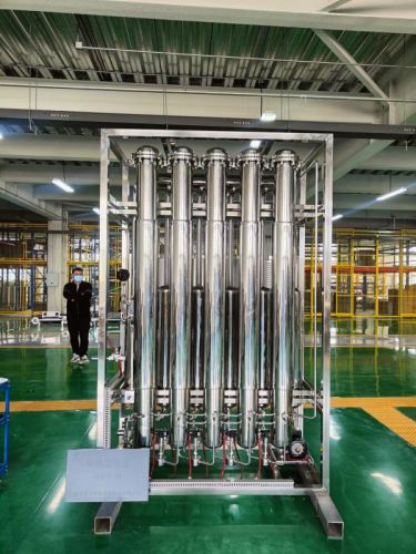 化妆品生产用水 鑫冠宇列管多效蒸馏水机 LD-200-5 支持定制