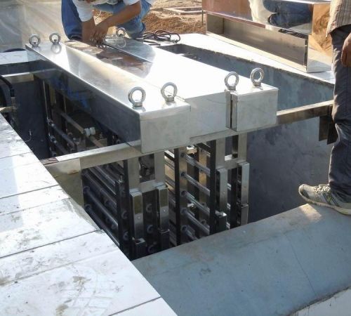 印染厂污水处理冠宇框架式紫外线杀菌消毒GYH-4I-8/320W