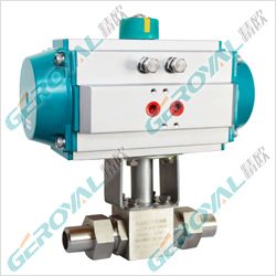 气动高压焊接球阀