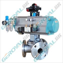 气动Y型三通球阀