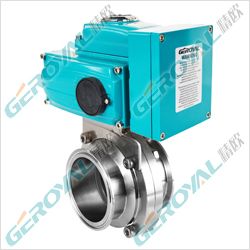 卫生级电动蝶阀