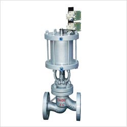 气动法兰截止阀