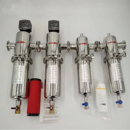 不锈钢精密过滤器 卫生级快装直通精密管道过滤器 不锈钢可定制