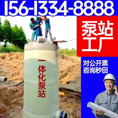 一体化预制泵站 市政排污提升 企业单位废水排放 全国服务 保聚玻璃钢