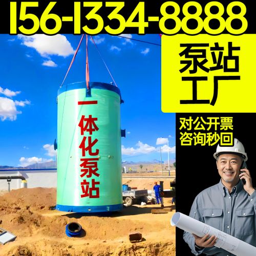 一体化泵站 地埋式污水处理提升泵站 质量保证 污水提升 保聚玻璃钢