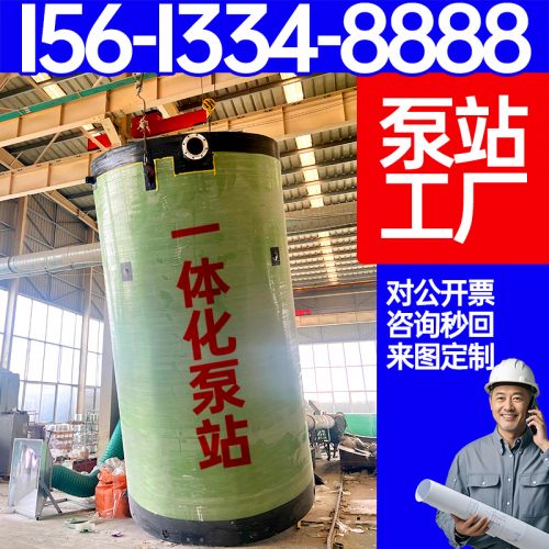 一体化泵站 厂家污水提升泵站 模块化集成泵站 一体化雨水泵站