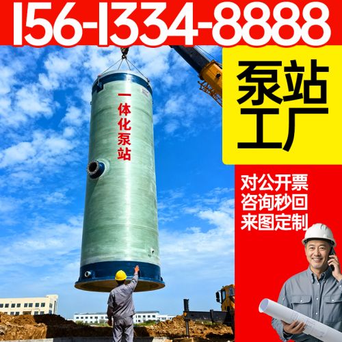 一体化预制雨水泵站 预埋式控制系统  污水处理厂收集 河北保聚厂家