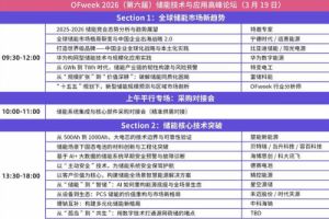 大咖云集！OFweek 2026(第六届)储能技术与应用高峰论坛正式定档